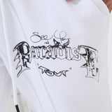 Paradise Tour Stacked Sweatpants (White)