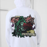 Paradise Pictures Zip Up Hoodie (White)