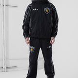 Hooligan Hooded Track Jacket (Black)