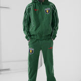 Hooligan Hooded Track Jacket (Green)