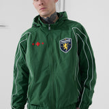 Hooligan Hooded Track Jacket (Green)