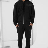 SYIP Tonal Zip Up Hoodie (Black)
