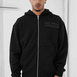 SYIP Tonal Zip Up Hoodie (Black)
