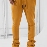 SYIP Tonal Stacked Sweatpants (Cognac)