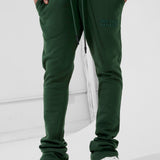 SYIP Tonal Stacked Sweatpants (Deep Olive)
