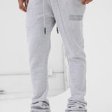 SYIP Tonal Stacked Sweatpants (Heather Grey)