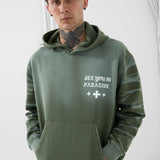 Paradise Heavyweight Pullover Hoodie (Olive)