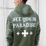 Paradise Heavyweight Pullover Hoodie (Olive)