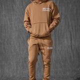 SYIP Tonal Stacked Sweatpants (Mocha)