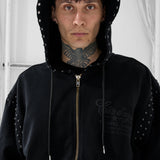 Icon Zip Up Hoodie (Jet Black)