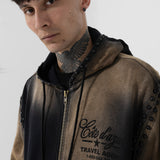 Icon Zip Up Hoodie (Nature Black)