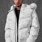 The Wild One Camo Puffer Jacket (Arctic Camo)