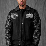 Smoke & Mirrors Varsity Jacket (Noir)