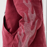 Eternal Flame Hooded Work Jacket (Brick)