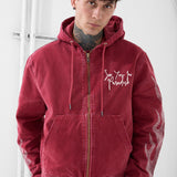 Eternal Flame Hooded Work Jacket (Brick)