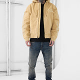 Eternal Flame Hooded Work Jacket (Cream)