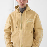 Eternal Flame Hooded Work Jacket (Cream)