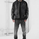 Eternal Flame Hooded Work Jacket (Vintage Charcoal)