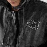 Eternal Flame Hooded Work Jacket (Vintage Charcoal)