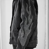 Eternal Flame Hooded Work Jacket (Vintage Charcoal)