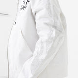 Eternal Flame Hooded Work Jacket (White)