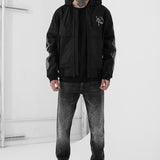 Eternal Flame Hooded Work Jacket (Black)