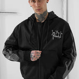 Eternal Flame Hooded Work Jacket (Black)