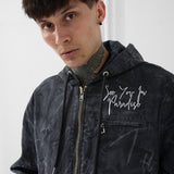 Ashes to Ashes Hooded Work Jacket (Vintage Black)