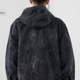 Ashes to Ashes Hooded Work Jacket (Vintage Black)