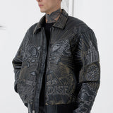 Immortal Full Zip Bomber Jacket (Black)