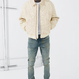 Immortal Full Zip Bomber Jacket (Khaki)