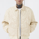 Immortal Full Zip Bomber Jacket (Khaki)