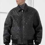 Immortal Full Zip Bomber Jacket (Noir)