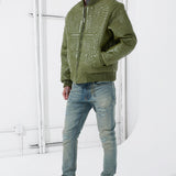 Sinister Bomber Jacket (Olive)