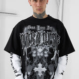 Heavy Metal Waffle Thermal T-Shirt (Black)