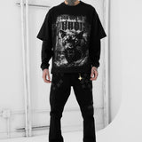 Blood Sport Waffle Thermal T-Shirt (Black)