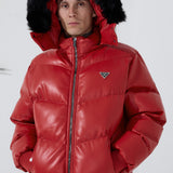 Vigilante Puffer Jacket (Red)