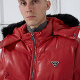 Vigilante Puffer Jacket (Red)