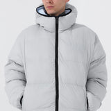 Divine Reversible Puffer Jacket (Light Blue)