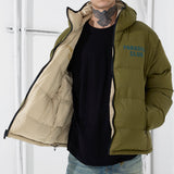 Divine Reversible Puffer Jacket (Olive)
