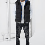 Divine Reversible Puffer Vest (Black)