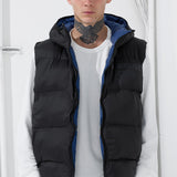 Divine Reversible Puffer Vest (Black)