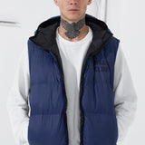 Divine Reversible Puffer Vest (Black)