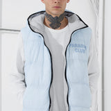 Divine Reversible Puffer Vest (Light Blue)