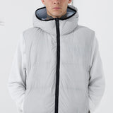 Divine Reversible Puffer Vest (Light Blue)