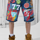 Festival Denim Shorts (Aged Wash)