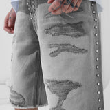 Heavy Metal Denim Shorts