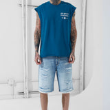 Heavy Metal Denim Shorts