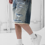 Heavy Metal Denim Shorts