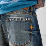Heavy Metal Denim Shorts
